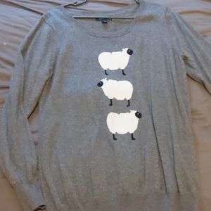 Grey sheep sweater